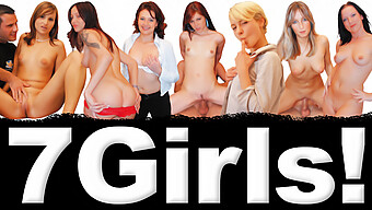 Seven Attractive Girls Audition For A Casting Session Led By Dries Breyne