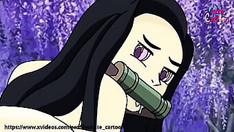 La rencontre sensuelle de Nezuko et Tanjiro dans un animé